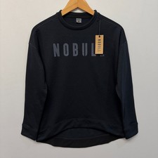 NWT Nobull Women Pullover Sweatshirt Size XS X-Small Black D050 -17