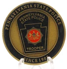 Pennsylvania State Police Trooper Lt Colonel Robert G Werts Challenge Coin