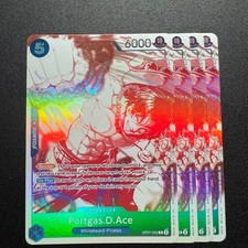 4x Portgas D. Ace OP07-053 - 3rd Anniversary Treasure Campaign Pack Promo