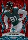2025 Panini Phoenix Football Red Seismic Arik Armstead #46