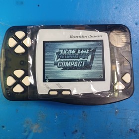 WonderSwan B&W Clear Black With Backlit IPS LCD