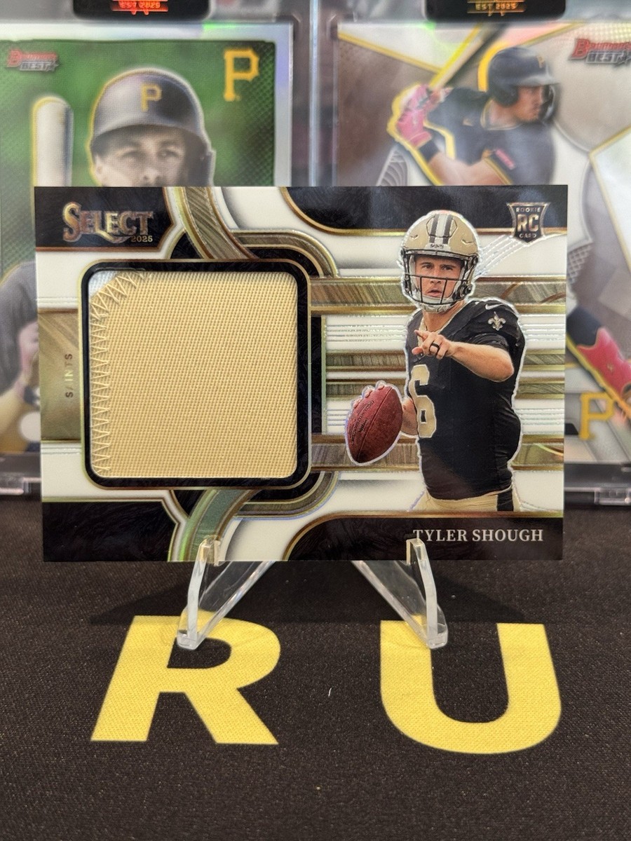 2025 Panini Select - Jumbo Rookie Swatches Tyler Shough White