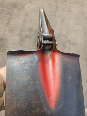 VTG Japanese Entrenching Tool 3-Stars TRIANGLE STAR Shovel Pick