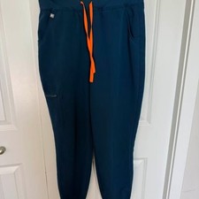 FIGS Zamora Jogger Scrub Pants - Size Medium - Deep Teal