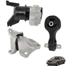 3 Pieces Engine Motor Auto Trans Mount Set Replacement for 2012-2013 Civic