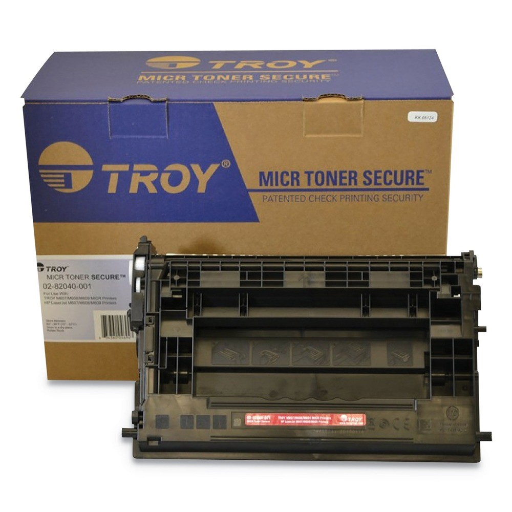 Безопасный тонер TROY 282040001 37A MICR, альтернативный для HP CF237A - Черный