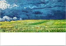 Postcard Vincent Van Gogh Wheat Fields and Blue Sky Van Gogh Museum Amsterdam