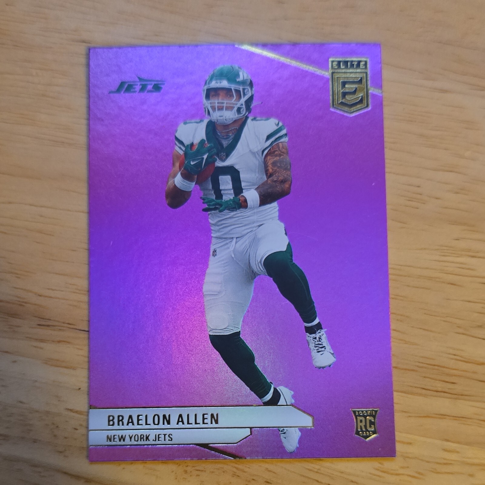 Braelon Allen Pink 2024  Donruss Elite New York Jets RC