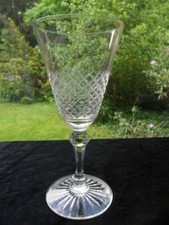 Crystal wine glass collectors excellent condition antique wine glass verre à vin 