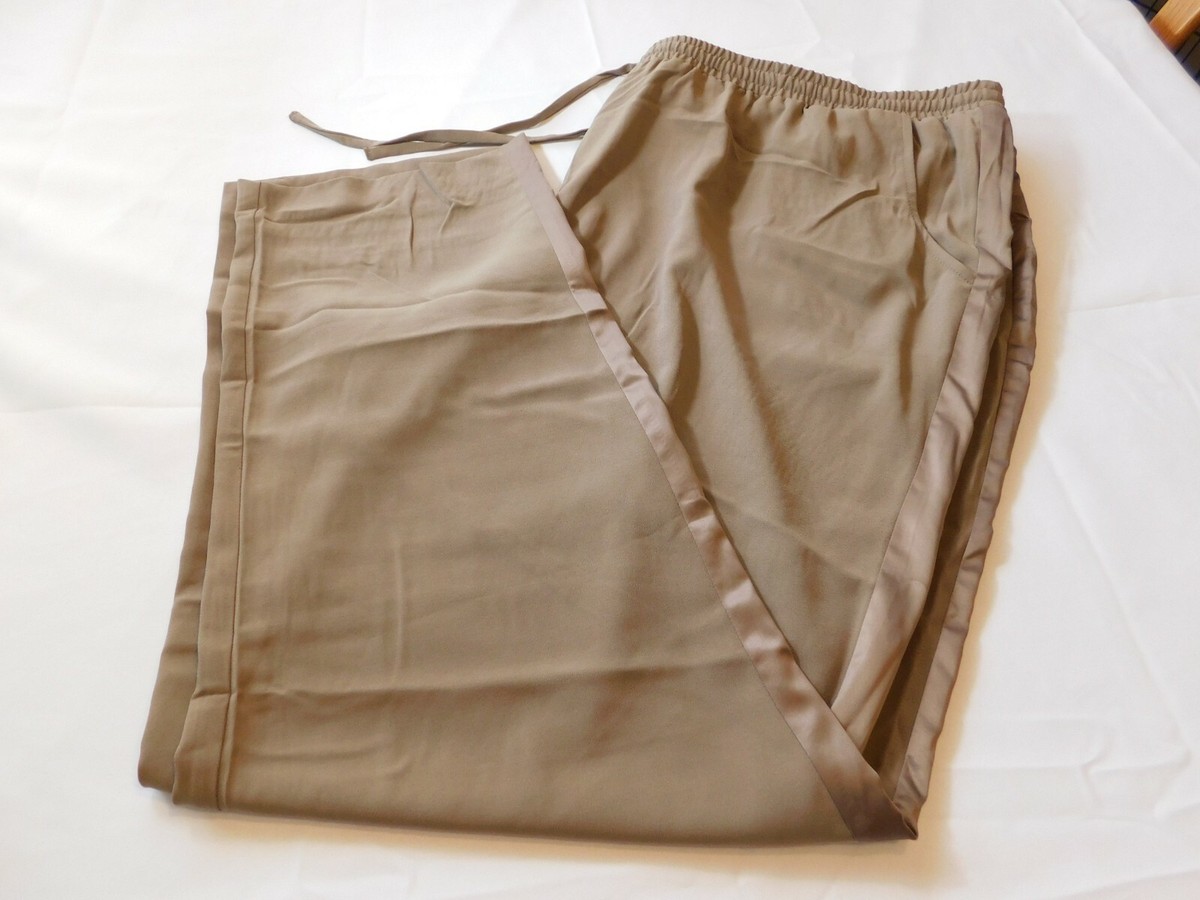 Lane Bryant Womens Ladies pants Slacks Taupe Lt Brown 1013 M02177 