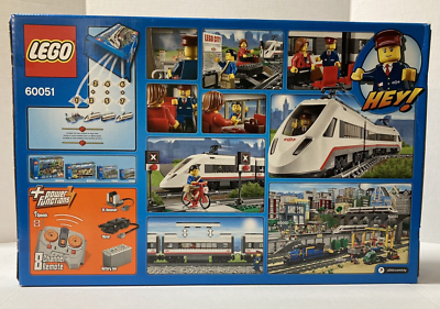 Lego City High Speed Passenger Train 60051 610 Pcs New Sealed