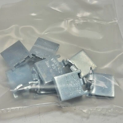 KNAPE & VOGT TRUE NEW SEALED - LOT OF 8 - Knape-Vogt #237 Steel Pilaster Shelf Support Clips