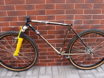 1989 steel frame GIANT Super Sierra shock absorber RST MOZO PRO Shimano  Deore XT