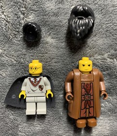 Lego Harry Potter Wizard Cape Hagrid Minifigure Mini Fig 4714 4707 4709