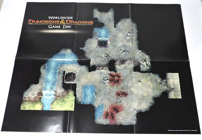 2009 Dungeons and Dragons Worldwide Game Day Master's Guide 2 MAP Poster Insert