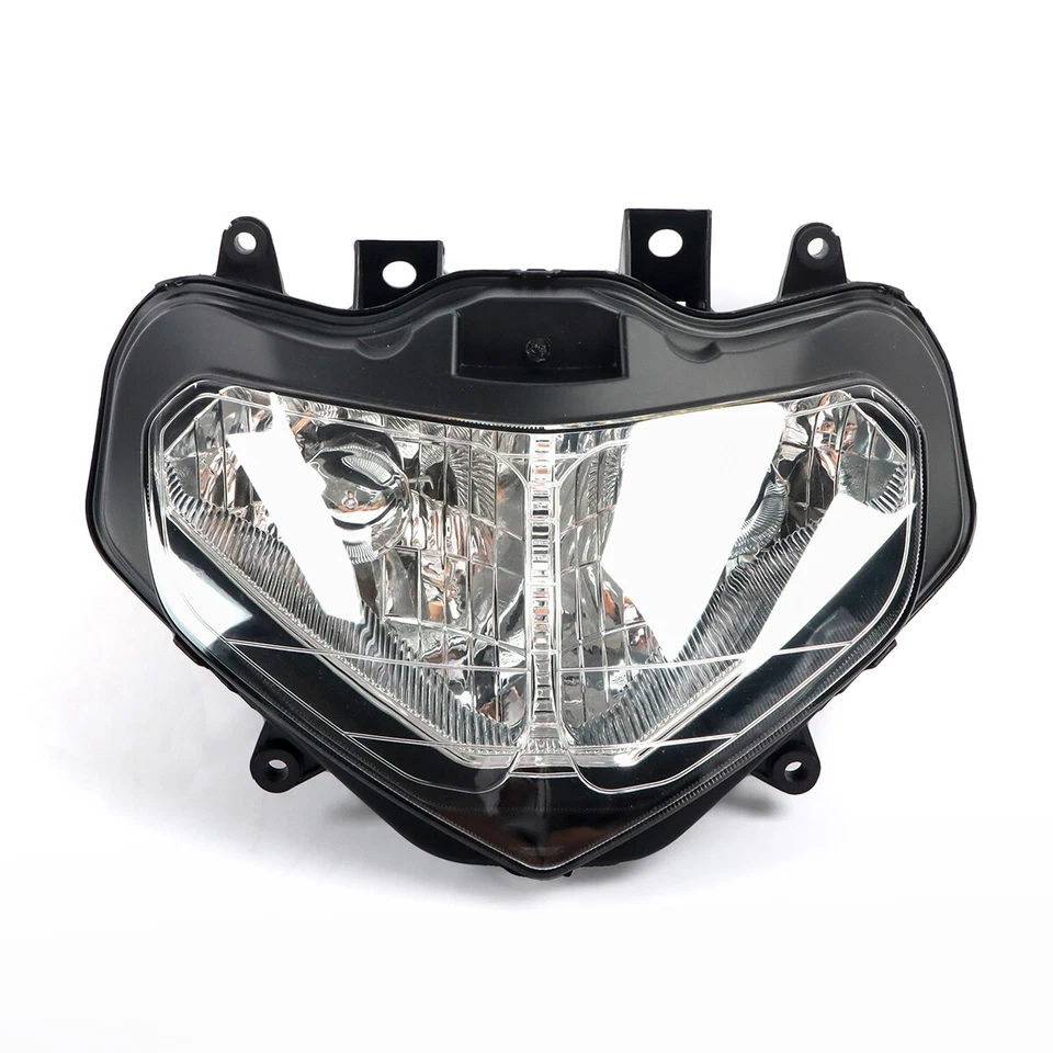 Conjunto de lámpara de faro delantero negro para Suzuki GSXR600/750 2001-2003 K1 2002 Foto 4 de 4