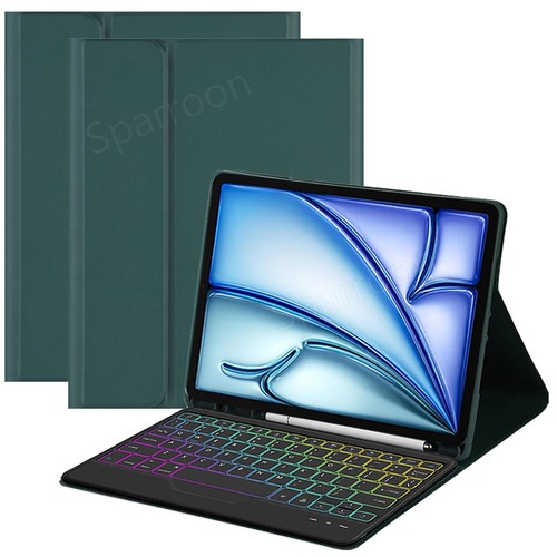 Backlit Keyboard Case Mouse For iPad 5/6/7/8/9/10/11th Gen Air 6 5 4 3 Pro 11" - Picture 3 of 39