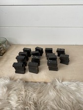 70 Vintage 1940s 1950s Wood Wooden Tiger Dominoes Game Pieces Fair Condition