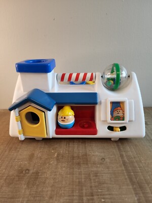 Vintage Little Tikes Toddle Tots Baby Play About Activity House w/ Person 
