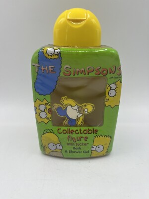 The Simpsons Homer Bath and Shower Gel Euromark 1996 Container Super Rare New