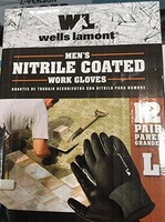 Wells Lamont Nitrile Coated Work Gloves 12 Pairs Large, New, Free Shipping on sale Wells Lamont Nitrile Coated Work Gloves 12 Pairs Large, New, Free Shipping on sale