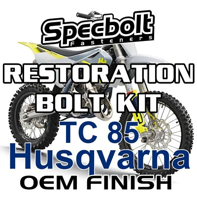 #ad NICKEL WURKS FINISH RESTORATION BOLT KIT FOR HUSQVARNA TC85 $225.00