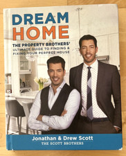 SIGNED 2X Dream Home The Property Brothers Book Jonathan Drew Scott Hardcover HC