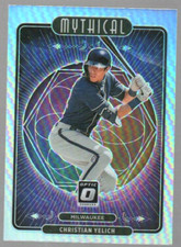 CHRISTIAN YELICH 2021 OPTIC MYTHICAL BLACK CHROME #M3