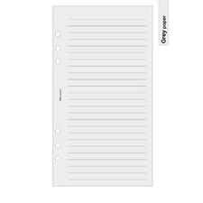 Filofax Personal COMPATIBLE Wide-ruled lined notepaper organiser refill insert
