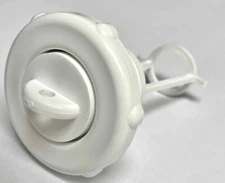 Nuova Rade boat drain socket with captive plug / bung 46mm - white