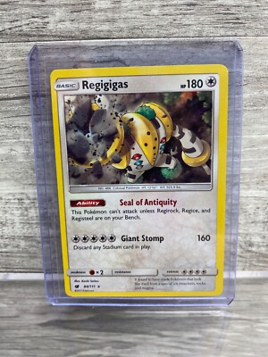 Regigigas 84/111 Pokémon Card Holo Rare Crimson Invasion 2017 | eBay