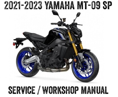 2021-2023 Yamaha MT09SP MT-09 SP 900 Workshop Service Manual PDF