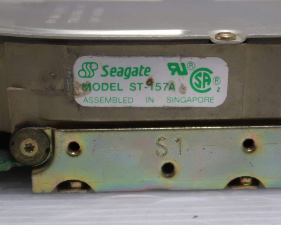 SEAGATE ST-157A, 45MB, IDE HARD DISK DRIVE, NO BAD SECTORS, WORKING! - Image 4 of 4