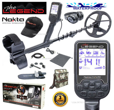 NEW Nokta Legend WHP Metal Detector with Wireless HP and Starter Pack