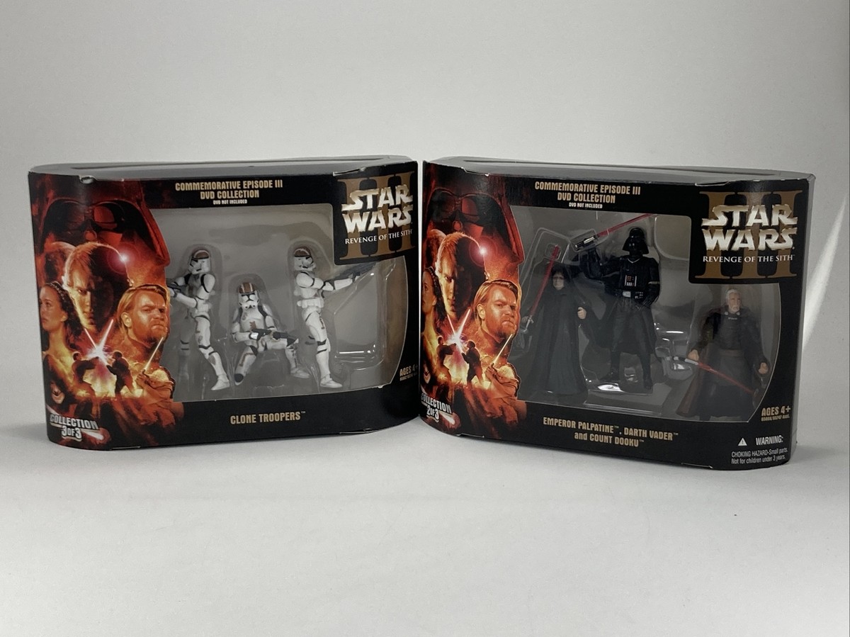 Star Wars Commemorative Episode 3 CLONE TROOPERS-PALPATINE-VADER