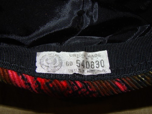 1930s Women Union Label Mod Grunge Hippie Golf Cap Mod Party Corduroy Hat (B - Picture 11 of 11