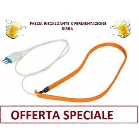 CAVO FASCIA TERMICA RISCALDANTE PER KIT BIRRA VINO BIDONE FERMENTATORE ELETTRICA