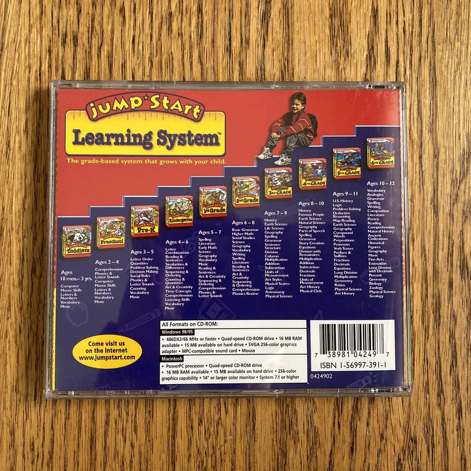 Knowledge Adventure Jump Start Adventures Learning System 6th Grade Ages 10-12 - Image 2 of 2