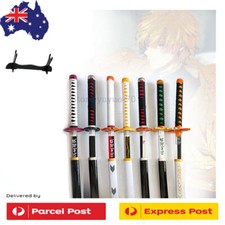 Demon Slayer Nichirin Sword Cosplay Swords Blade Prop 75 104cm Wooden w Holder
