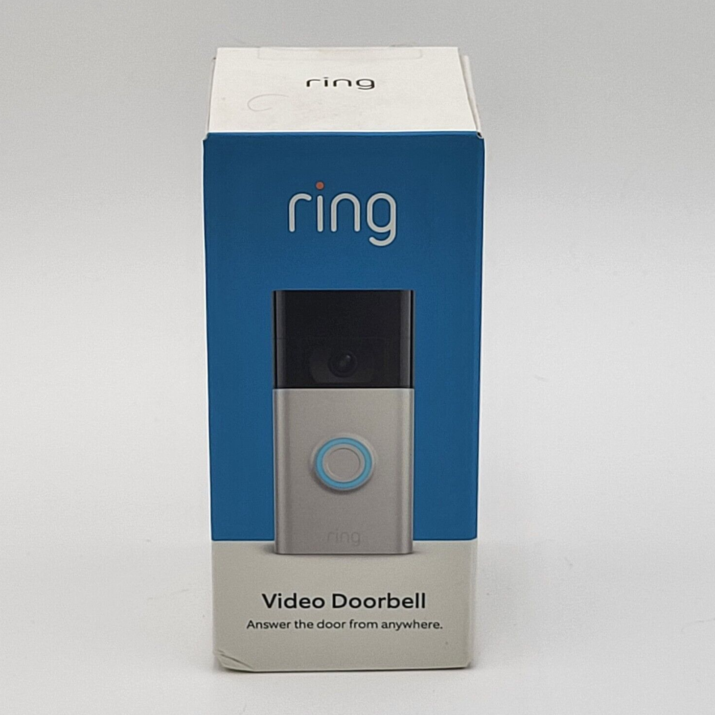Ring Video Doorbell 2nd Gen - Satin Nickel, Wireless, Rechargeable, 1080p HD-image