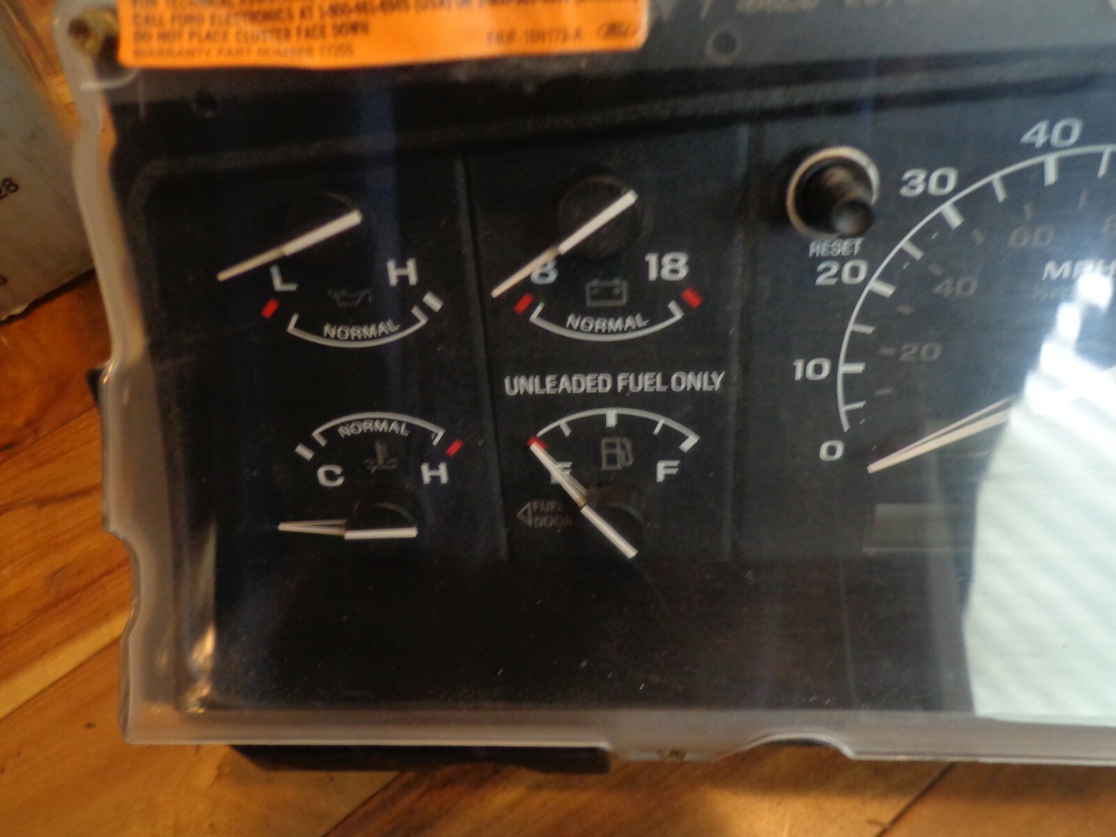 1995 1996 1997 FORD F250 F350 GAS INSTRUMENT CLUSTER UNKNOWN MILEAGE eBay