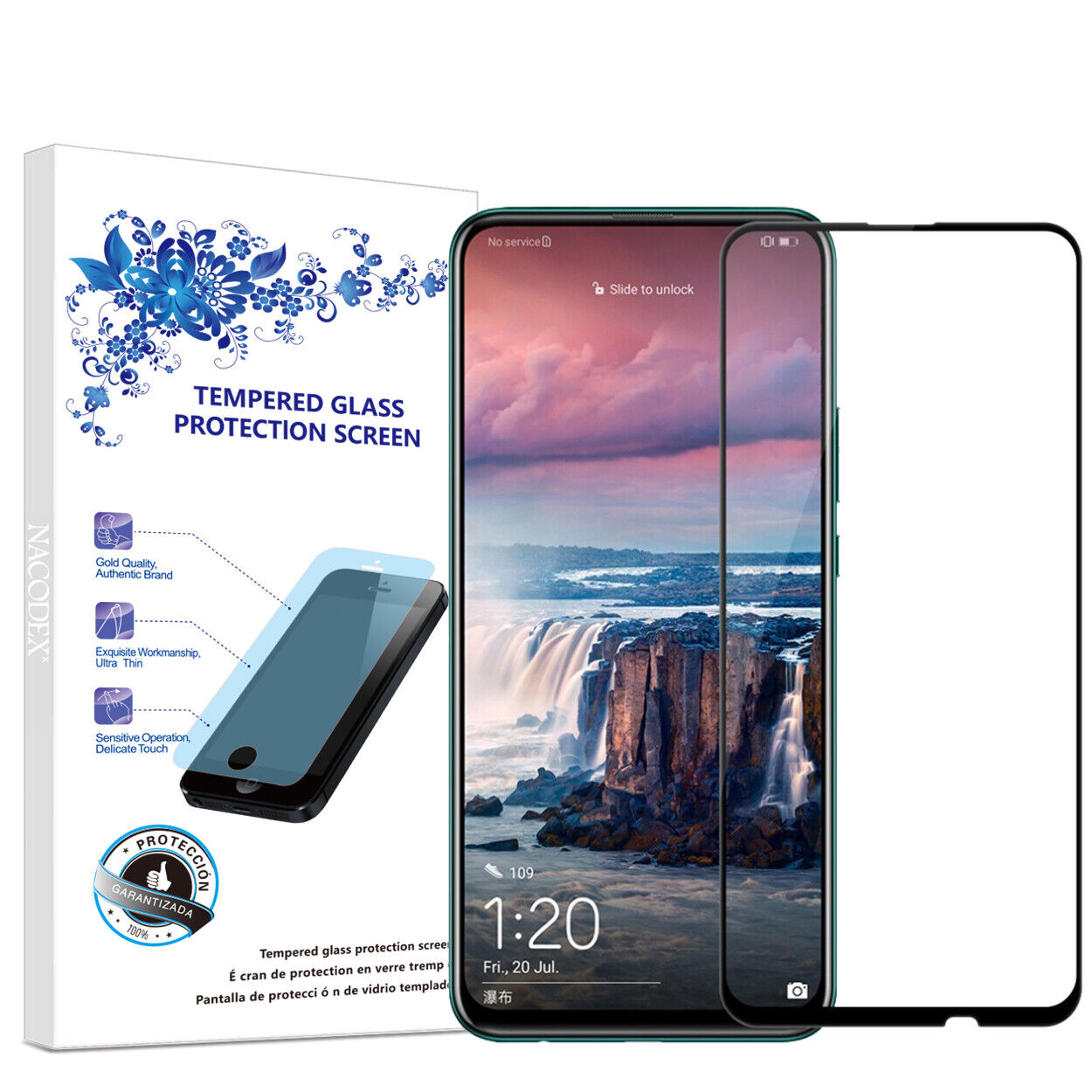 For Huawei P Smart Z / Y9 Prime 2019 Full Cover Tempered Glass Screen Protector