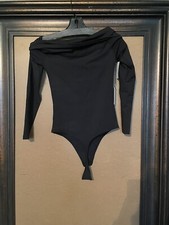 NWT Aritzia Babaton Black Contour Deco Bodysuit size S