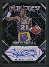 2022-23 MICHAEL COOPER 09/75 AUTO PANINI OBSIDIAN GALAXY AUTOGRAPHS