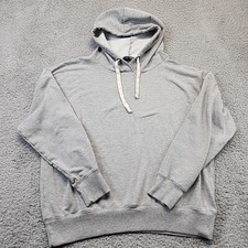 Buffalo David Bitton Hoodie Sweatshirt Girls Large Gray Pullover Drawstring