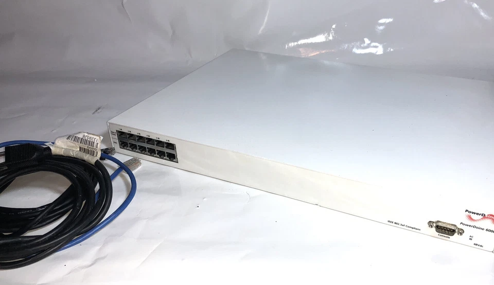 Sony PD-6006/AC PowerDsine 6-Port PoE Midspan with AC Input Switch TESTED WORKS - Image 2 of 4