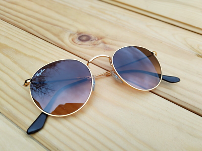 Ray Ban Round Metal RB3447 9001/A5 50[]21 145 3N Gold Tone