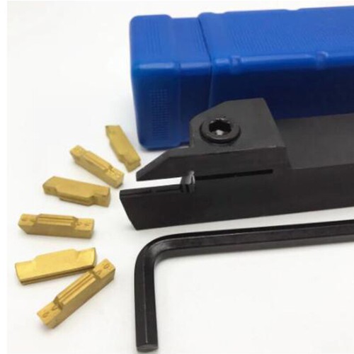 Supporto tornitura scanalatura 20 mm MGEHR-4 + inserto in carburo MGMN400-M 4 mm USA - Foto 7 di 8