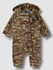 $90 Molo Baby Boy's Brown Jurassic World Dino Long Sleeve Bodysuit Sz 3M