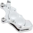 ARLEN NESS 02-222 Chrome 4-Piston Front Right Brake Caliper for 11.8"